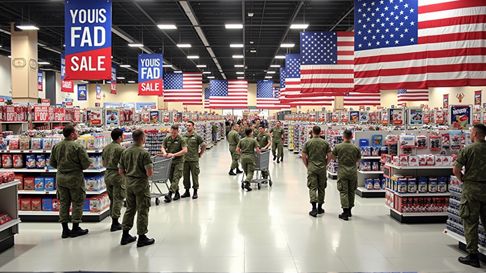 Military sale events special offers